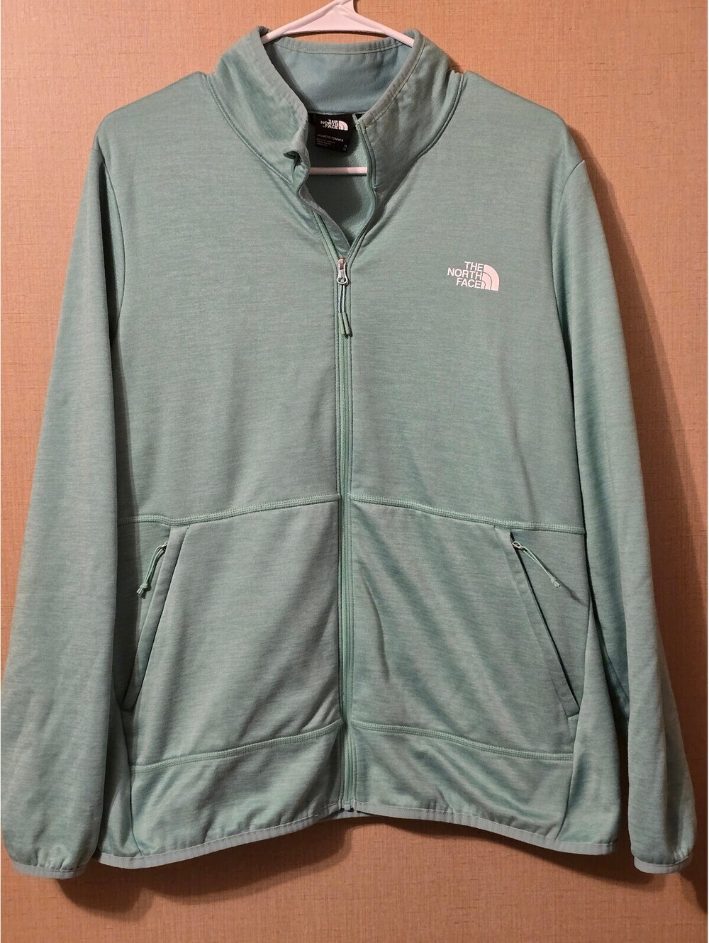 The North Face Canyonlands Full-Zip Fleece Jacket Mint Green Heather Women’s XL